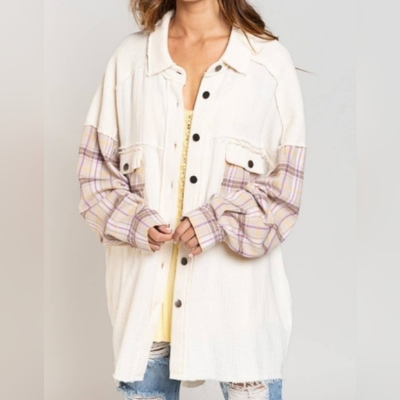 POL Tops - POL Shacket